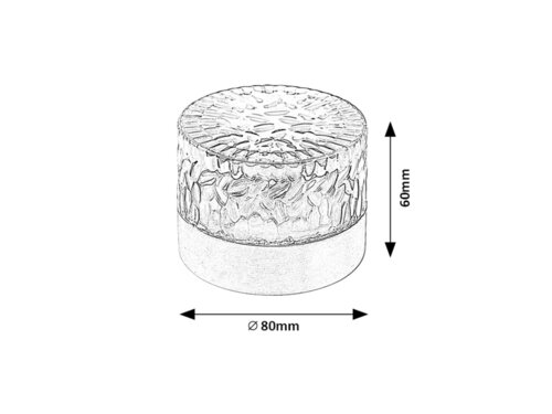 Rabalux 7010 Lentula LED venkovní svítidlo | Teplá bílá | 0,5W | Kov | Nerez
