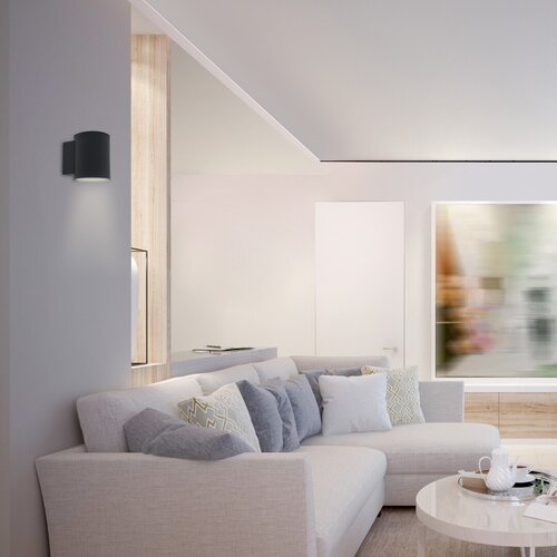 Rabalux 7020 Kaunas Moderní nástěnní svítidlo | G9 | Černá