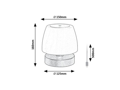 Rabalux 7040 Odera LED venkovní svítidlo | Teplá bílá | Stmívatelné | 3W | Bílá | Černá