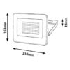 Rabalux 7065 Flood LED venkovní svítidlo | Přírodní bílá | 50W | Černá