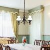 Rabalux 7078 Petronel Dřevěná stropnice | E27 | Černá