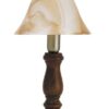 Rabalux 7092 Rustic 3 Klasická stolní lampička | E14 | Barevný kov | Bronz | Hnědá