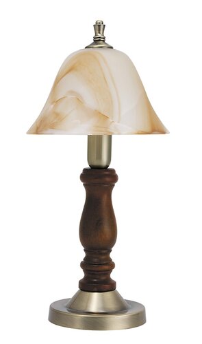 Rabalux 7092 Rustic 3 Klasická stolní lampička | E14 | Barevný kov | Bronz | Hnědá