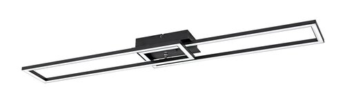 Rabalux 71004 Nefertum LED Stropní svítidlo s ovladačem | Variabilní | Stmívatelné | 38W | Bílá | Černá