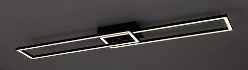 Rabalux 71004 Nefertum LED Stropní svítidlo s ovladačem | Variabilní | Stmívatelné | 38W | Bílá | Černá