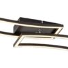 Rabalux 71005 Cirilla LED Moderní stropní svítidlo | Teplá bílá | 40W | Bílá | Černá