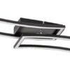 Rabalux 71005 Cirilla LED Moderní stropní svítidlo | Teplá bílá | 40W | Bílá | Černá
