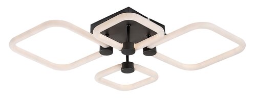 Rabalux 71006 Sotiris LED Stropní svítidlo s ovladačem | Variabilní | Stmívatelné | 47W | Bílá | Černá