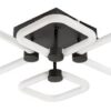 Rabalux 71006 Sotiris LED Stropní svítidlo s ovladačem | Variabilní | Stmívatelné | 47W | Bílá | Černá