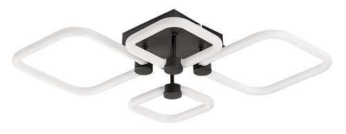 Rabalux 71006 Sotiris LED Stropní svítidlo s ovladačem | Variabilní | Stmívatelné | 47W | Bílá | Černá