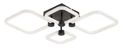 Rabalux 71006 Sotiris LED Stropní svítidlo s ovladačem | Variabilní | Stmívatelné | 47W | Bílá | Černá