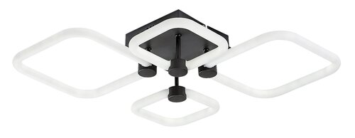 Rabalux 71006 Sotiris LED Stropní svítidlo s ovladačem | Variabilní | Stmívatelné | 47W | Bílá | Černá
