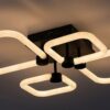 Rabalux 71006 Sotiris LED Stropní svítidlo s ovladačem | Variabilní | Stmívatelné | 47W | Bílá | Černá