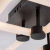 Rabalux 71006 Sotiris LED Stropní svítidlo s ovladačem | Variabilní | Stmívatelné | 47W | Bílá | Černá