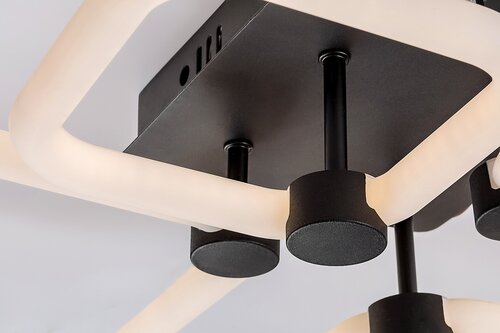 Rabalux 71006 Sotiris LED Stropní svítidlo s ovladačem | Variabilní | Stmívatelné | 47W | Bílá | Černá