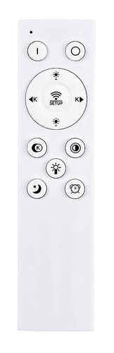 Rabalux 71006 Sotiris LED Stropní svítidlo s ovladačem | Variabilní | Stmívatelné | 47W | Bílá | Černá