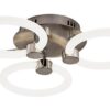 Rabalux 71007 Sotiris LED Stropní svítidlo s ovladačem | Variabilní | Stmívatelné | 21W | Bílá | Chrom | Kov