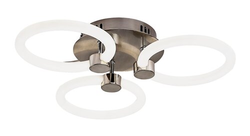 Rabalux 71007 Sotiris LED Stropní svítidlo s ovladačem | Variabilní | Stmívatelné | 21W | Bílá | Chrom | Kov