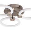 Rabalux 71007 Sotiris LED Stropní svítidlo s ovladačem | Variabilní | Stmívatelné | 21W | Bílá | Chrom | Kov
