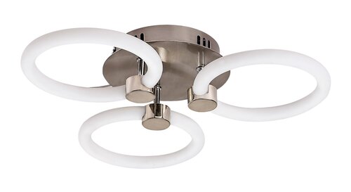 Rabalux 71007 Sotiris LED Stropní svítidlo s ovladačem | Variabilní | Stmívatelné | 21W | Bílá | Chrom | Kov