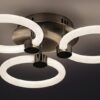 Rabalux 71007 Sotiris LED Stropní svítidlo s ovladačem | Variabilní | Stmívatelné | 21W | Bílá | Chrom | Kov