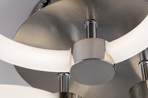Rabalux 71007 Sotiris LED Stropní svítidlo s ovladačem | Variabilní | Stmívatelné | 21W | Bílá | Chrom | Kov