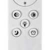 Rabalux 71007 Sotiris LED Stropní svítidlo s ovladačem | Variabilní | Stmívatelné | 21W | Bílá | Chrom | Kov