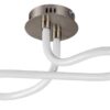 Rabalux 71008 Irelia LED Moderní stropní svítidlo | Přírodní bílá | 23W | Bílá | Chrom | Kov