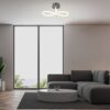 Rabalux 71008 Irelia LED Moderní stropní svítidlo | Přírodní bílá | 23W | Bílá | Chrom | Kov