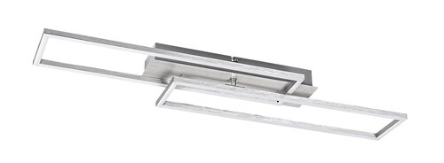 Rabalux 71012 Demetrius LED Moderní stropní svítidlo | Přírodní bílá | Stmívatelné | 40W | Bílá | Kov | Stříbrná