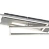 Rabalux 71012 Demetrius LED Moderní stropní svítidlo | Přírodní bílá | Stmívatelné | 40W | Bílá | Kov | Stříbrná