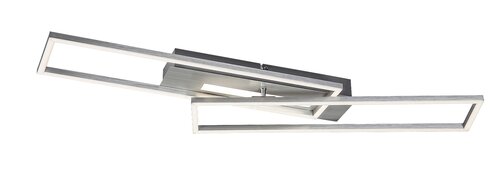 Rabalux 71012 Demetrius LED Moderní stropní svítidlo | Přírodní bílá | Stmívatelné | 40W | Bílá | Kov | Stříbrná