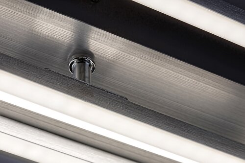 Rabalux 71012 Demetrius LED Moderní stropní svítidlo | Přírodní bílá | Stmívatelné | 40W | Bílá | Kov | Stříbrná