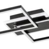Rabalux 71013 Athelstan LED Moderní stropní svítidlo | Teplá bílá | 40W | Bílá | Černá