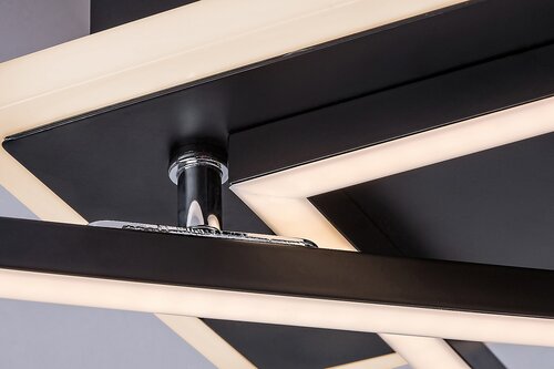 Rabalux 71013 Athelstan LED Moderní stropní svítidlo | Teplá bílá | 40W | Bílá | Černá