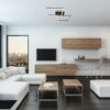 Rabalux 71013 Athelstan LED Moderní stropní svítidlo | Teplá bílá | 40W | Bílá | Černá