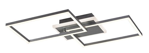 Rabalux 71014 Athelstan LED Moderní stropní svítidlo | Přírodní bílá | 40W | Bílá | Kov | Stříbrná