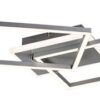 Rabalux 71014 Athelstan LED Moderní stropní svítidlo | Přírodní bílá | 40W | Bílá | Kov | Stříbrná
