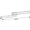 Rabalux 71015 Benedick LED Stropní svítidlo s ovladačem | Variabilní | Stmívatelné | 40W | Bílá | Kov | Stříbrná