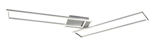 Rabalux 71015 Benedick LED Stropní svítidlo s ovladačem | Variabilní | Stmívatelné | 40W | Bílá | Kov | Stříbrná