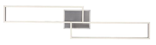 Rabalux 71015 Benedick LED Stropní svítidlo s ovladačem | Variabilní | Stmívatelné | 40W | Bílá | Kov | Stříbrná