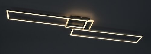 Rabalux 71015 Benedick LED Stropní svítidlo s ovladačem | Variabilní | Stmívatelné | 40W | Bílá | Kov | Stříbrná