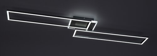 Rabalux 71015 Benedick LED Stropní svítidlo s ovladačem | Variabilní | Stmívatelné | 40W | Bílá | Kov | Stříbrná