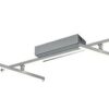 Rabalux 71019 Negan LED Moderní stropní svítidlo | Přírodní bílá | 24W | Bílá | Kov | Stříbrná