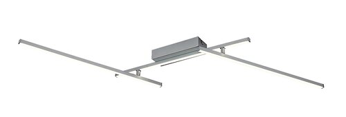 Rabalux 71019 Negan LED Moderní stropní svítidlo | Přírodní bílá | 24W | Bílá | Kov | Stříbrná