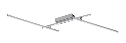 Rabalux 71019 Negan LED Moderní stropní svítidlo | Přírodní bílá | 24W | Bílá | Kov | Stříbrná