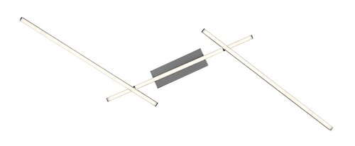 Rabalux 71019 Negan LED Moderní stropní svítidlo | Přírodní bílá | 24W | Bílá | Kov | Stříbrná