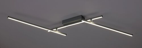 Rabalux 71019 Negan LED Moderní stropní svítidlo | Přírodní bílá | 24W | Bílá | Kov | Stříbrná