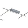Rabalux 71020 Negan LED Moderní stropní svítidlo | Přírodní bílá | 40W | Bílá | Kov | Stříbrná