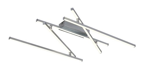 Rabalux 71020 Negan LED Moderní stropní svítidlo | Přírodní bílá | 40W | Bílá | Kov | Stříbrná